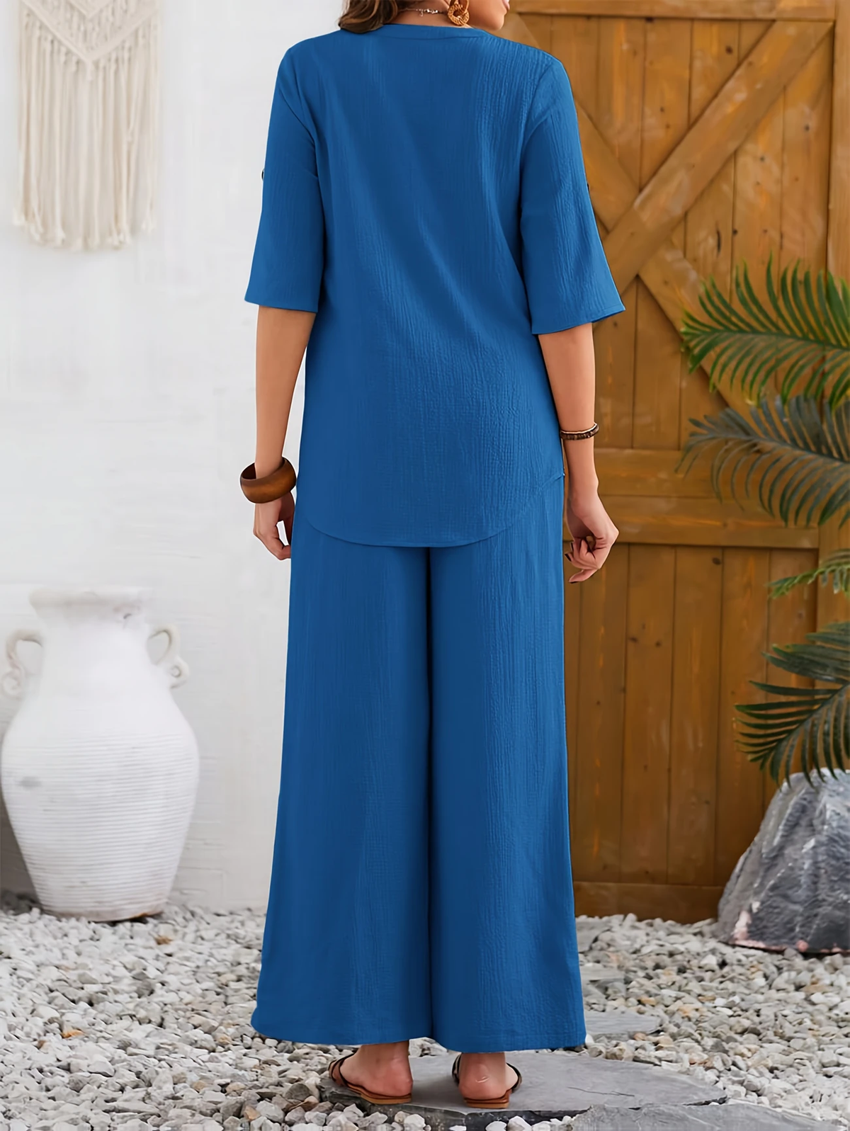 ⏰ ULTIMO GIORNO SCONTO DEL 50% 💥 Tuta Larga Casual da Donna in Cotone