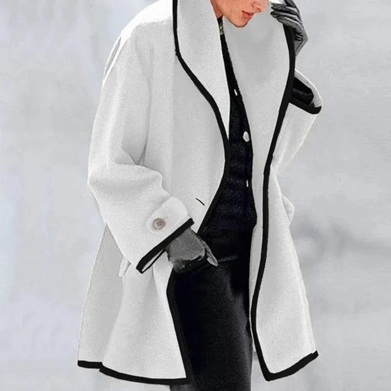Women's Casual Button Oversized Hooded Coat