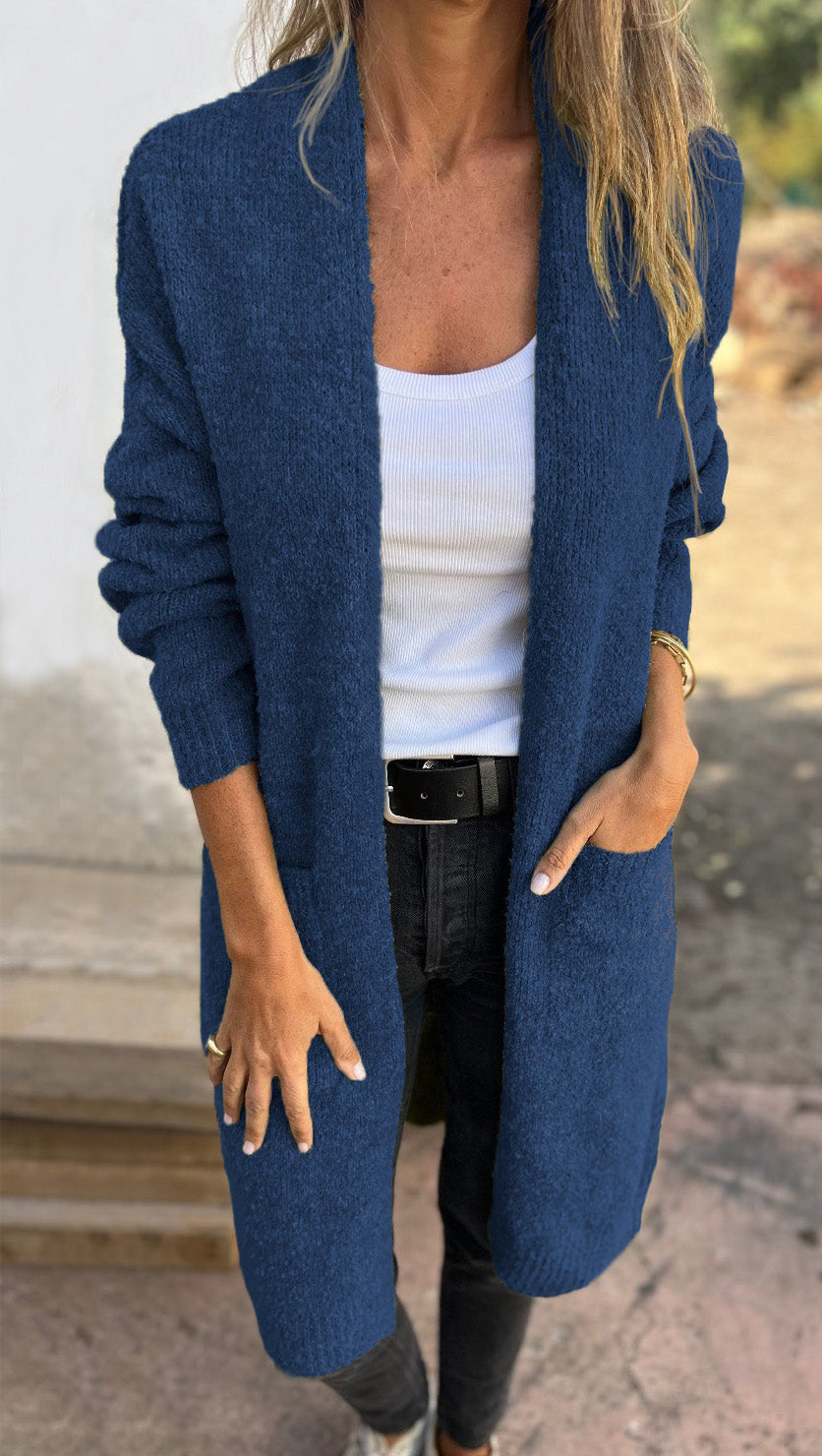 🔥Nur noch 36 Stück auf Lager – Damen Freizeit Strick Oversized Cardigan mit Taschen