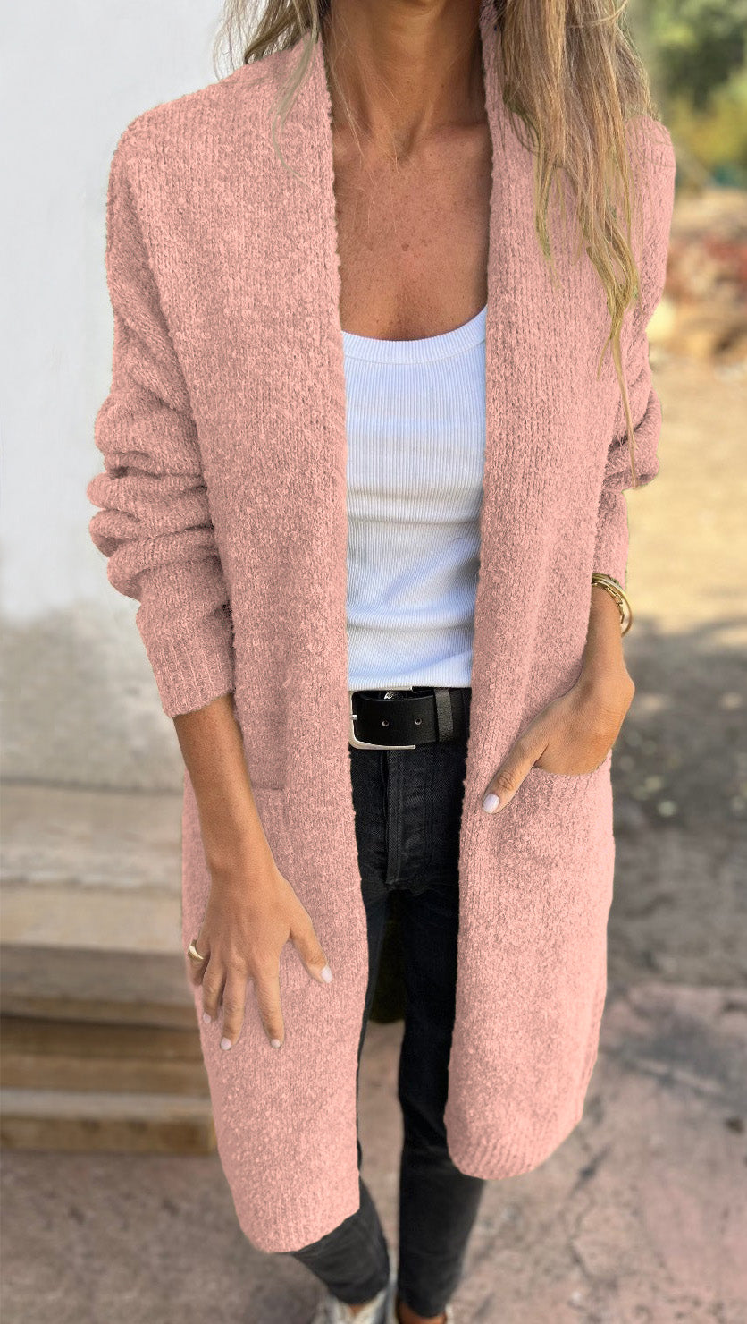 🔥Nur noch 36 Stück auf Lager – Damen Freizeit Strick Oversized Cardigan mit Taschen