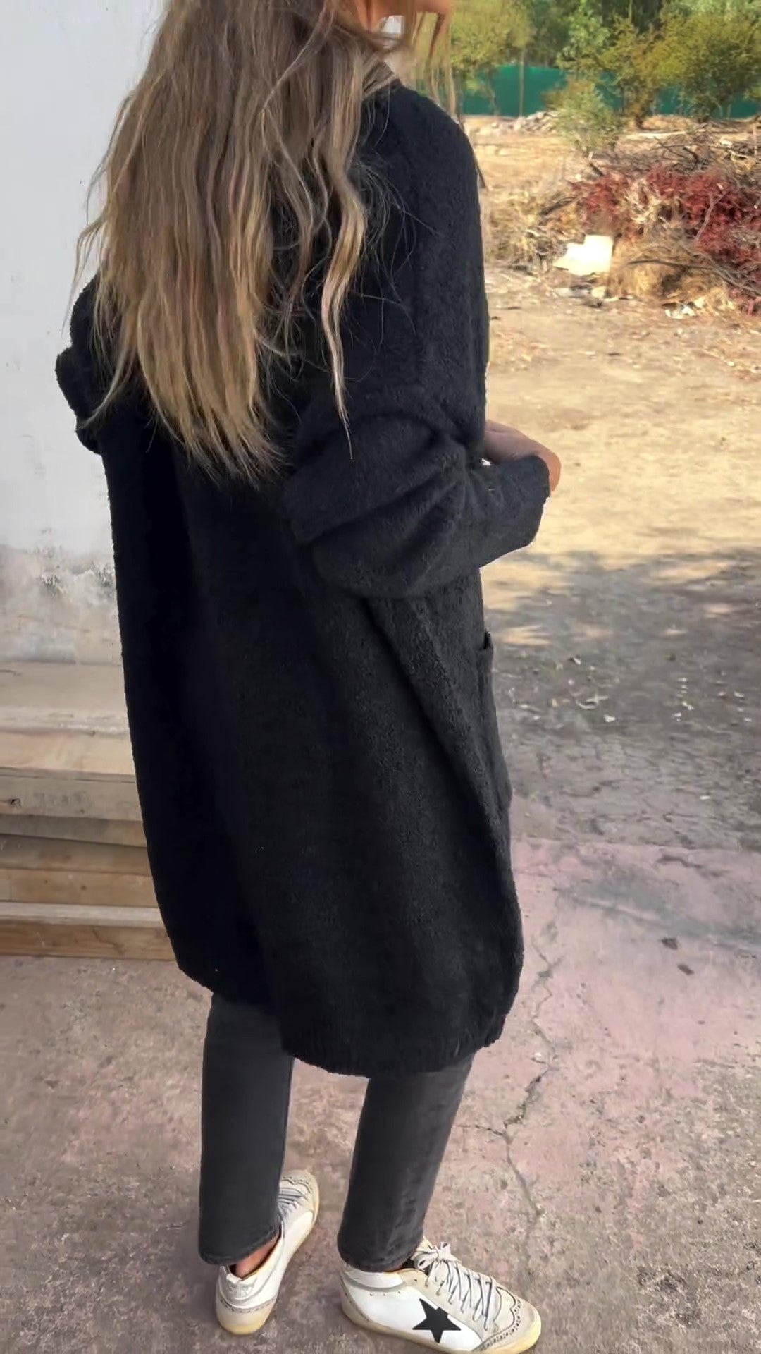 🔥Nur noch 36 Stück auf Lager – Damen Freizeit Strick Oversized Cardigan mit Taschen