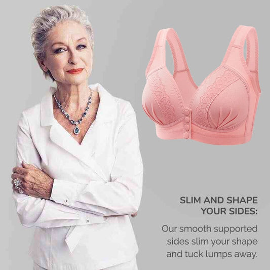 💕PRENDI 1 PAGHI 3💕 - Reggiseno in cotone 2024 con apertura frontale, traspirante e delicato sulla pelle